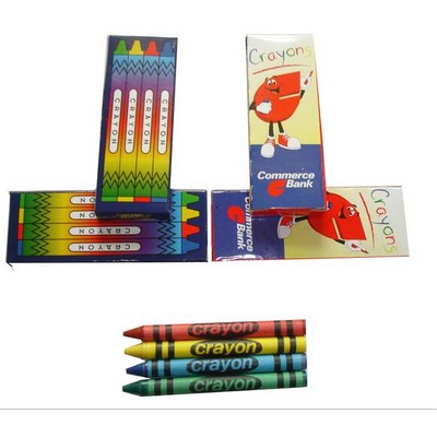 4 Pieces Per Pack Crayons